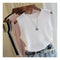 Img 6 - Summer Strap Round-Neck Trendy Thin Sleeveless Ice Silk Knitted Tank Top Women Korean Solid Colored Tops Tank Top