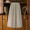 Plus Size Women Elegant Slim Look Blazer Mesh Skirt Sets Outerwear