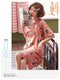 Cartoon Printed Short Sleeve Pyjamas Outdoor Summer Plus Size Loose Women Dress Loungewear Sleepwear