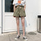 Img 4 - Cotton Casual Shorts Women Loose Summer High Waist Korean Student Wide Leg Slim Look A-Line Cargo Hot Pants