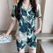 Pajamas Women Summer Short Sleeve Fresh Looking Cardigan Lapel Sets Loungewear Sleepwear