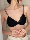 Img 7 - Women Bra Sets French Lace Flattering No Metal Wire Student