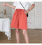 IMG 126 of Cotton Blend Bermuda Shorts Women Summer Breathable Pants Wide Leg Loose Plus Size Shorts