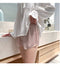 IMG 114 of Summer Anti-Exposed Pants Women Outdoor Thin Loose Shorts Home Pajamas Black Leggings Sleepwear