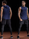 Sporty Sleeveless Hooded Sweatshirt Men Casual Tank Top Summer Outdoor T-Shirt Slim Look Tank Top