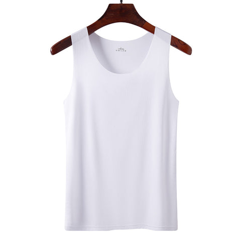 Img 8 - Summer Women Seamless Ice Silk Tank Top Thin Strap Sexy All-Matching Sleeveless Tops Tank Top