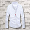 Img 12 - Summer Black Shirt Men Youth Korean Slim Look Solid Colored Business Trendy Men Shirt