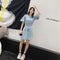 IMG 158 of Niche Trendy Couple Summer Short Sleeve T-Shirt Korean insPopular Elegant Dress Sets