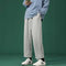 Img 4 - Gray Under Pants Wide Leg Trendy ins Straight Loose All-Matching Sport Long