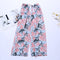 Img 7 - Cotton Wide-legged Pants Women Thin Plus Size Pajamas Popular Loose Long Outdoor