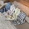 IMG 102 of Colourful Chequered Jogger Pants Summer ins Korean Women Casual Loose Slim Look Breathable Pants