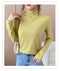 IMG 123 of Black Round-Neck Half-Height Collar Undershirt Women Slim Look Solid Colored Under Long Sleeved Tops Outerwear