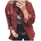 Europe Women Jacket Single-Breasted Casual Shirt Outerwear