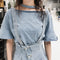 IMG 150 of Niche Trendy Couple Summer Short Sleeve T-Shirt Korean insPopular Elegant Dress Sets