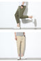 IMG 123 of Men Casual Pants Teens Summer Harem Slim-Fit Loose Japanese Ankle-Length Pants