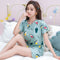 Summer Short Sleeve Pajamas Women Adorable Sweet Look Cartoon Plus Size Loungewear Sets Sleepwear