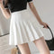 Img 4 - A-Line Black Women Student Summer High Waist Slim-Look All-Matching Anti-Exposed College Tennis Pleated Skirt