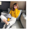 IMG 178 of Korean Turtleneck Yarn Long Sleeved Sweater Women Thin Student Undershirt Tops Outerwear