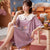 Img 2 - Pyjamas Women Summer Korean Doll Collar Pajamas Adorable Cartoon Mid-Length Loungewear Outdoor