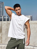 Img 7 - Summer Cotton Fitness Training Sleeveless Sporty Tank Top Men Quick Dry Loose Vest