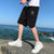 Img 1 - Shorts Men Pants Summer Trendy Loose knee length Beach Outdoor Straight Casual Thin K