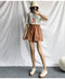 IMG 112 of Thailand Casual Suits Shorts Women Korean Loose Summer High Waist A-Line Wide Leg Pants Shorts