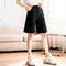 Img 3 - Suits Drape Mid-Length Shorts Women Summer Loose High Waist A-Line Slim Look Wide Leg Pants Straight Hong Kong Style