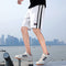 Img 2 - Pants Men Summer Korean Thin Casual White Mid-Length Beach Loose Plus Size Shorts Bermuda Shorts