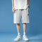 Img 4 - Summer insTrendy Label Sporty Casual Shorts Men Korean Loose Straight Plus Size knee length