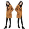 Img 5 - Korean Windbreaker Petite Women Loose Mid-Length Wool Coat Plus Size Woolen