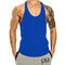 Muscle Fitness Loose Casual Sporty Tank Top Men Europe Trendy Breathable Sleeveless T-Shirt logo Tank Top