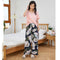 Summer Cotton Pajamas Pants Women Thin Wide-legged Loose Drape Long Plus Size Japanese Pregnant Woman Outdoor Sets Sleepwear