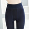 Img 3 - Step-Over Women Outdoor Pants Skin Colour Stockings Fitted One Piece Stretchable Warm Leggings
