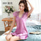 Pyjamas Women Summer Sexy Thin Slip Princess Silk Pajamas Loungewear Sleepwear