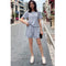 IMG 117 of Daisy Girlfriends Sets Summer Loose Embroidery Short Sleeve Shorts Silk Sporty Casual Two-Piece Sleepwear