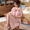 Pyjamas Women Summer Loose Plus Size Pajamas Cotton Princess Doll Collar Pregnant Woman Sleepwear