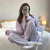 Img 1 - Sets Women Sleeve Length Pants Purple Pajamas Demure Casual Loungewear