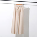 Img 10 - Ice Silk Wide Leg Ankle-Length Summer Korean Knitted Casual High Waist Loose Women Thin Pants