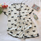 IMG 106 of Silk Pajamas Women Summer Thin Sexy Short Sleeve Bow Sets Popular Loungewear Sleepwear