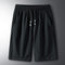 Men Beach Shorts Quick Dry Mesh Silk Stretchable Mid-Length Shorts