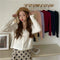 IMG 128 of chicShort Sweater Thin Solid Colored Bare Belly Tops Women Trendy Cardigan Outerwear