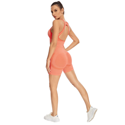 IMG 150 of Summer Europe Shorts Trendy Popular Sporty Fitness Yoga Seamless Fitting Women Swimwear