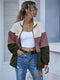 IMG 120 of Popular Spliced Women Europe Personality Trendy Casual Color-Matching Windbreaker Zipper Cardigan Outerwear