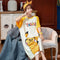 Pyjamas Women Summer Mid-Length Plus Size Loose Pregnant Woman  Sweet Look Popular INS Cartoon Student Loungewear Sleepwear