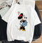 Img 16 - Short Sleeve T-Shirt Summer Round-Neck Women INS Korean Loose Trendy Mickey Mouse Cartoon Tops
