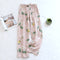 IMG 116 of Summer Women Pajamas Double Layer Thin Home Pants Cotton Japanese Loose Casual Long Sleepwear