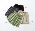 IMG 107 of Cotton Shorts Women Summer Japanese Loose Wide Leg Bermuda Non Cozy Casual Pants Shorts