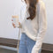 IMG 110 of Demure Lazy Vintage Loose Sweater Elegant Tops Western Knitted Cardigan Women Outerwear