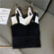 Img 3 - Strap Bralette Indoor Matching Trendy Cozy Breathable Bra Removable Adjustable Mid-Waist Women