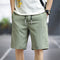 Summer Men Casual Shorts Straight Pants Sporty Cargo Mid-Length Beach Shorts